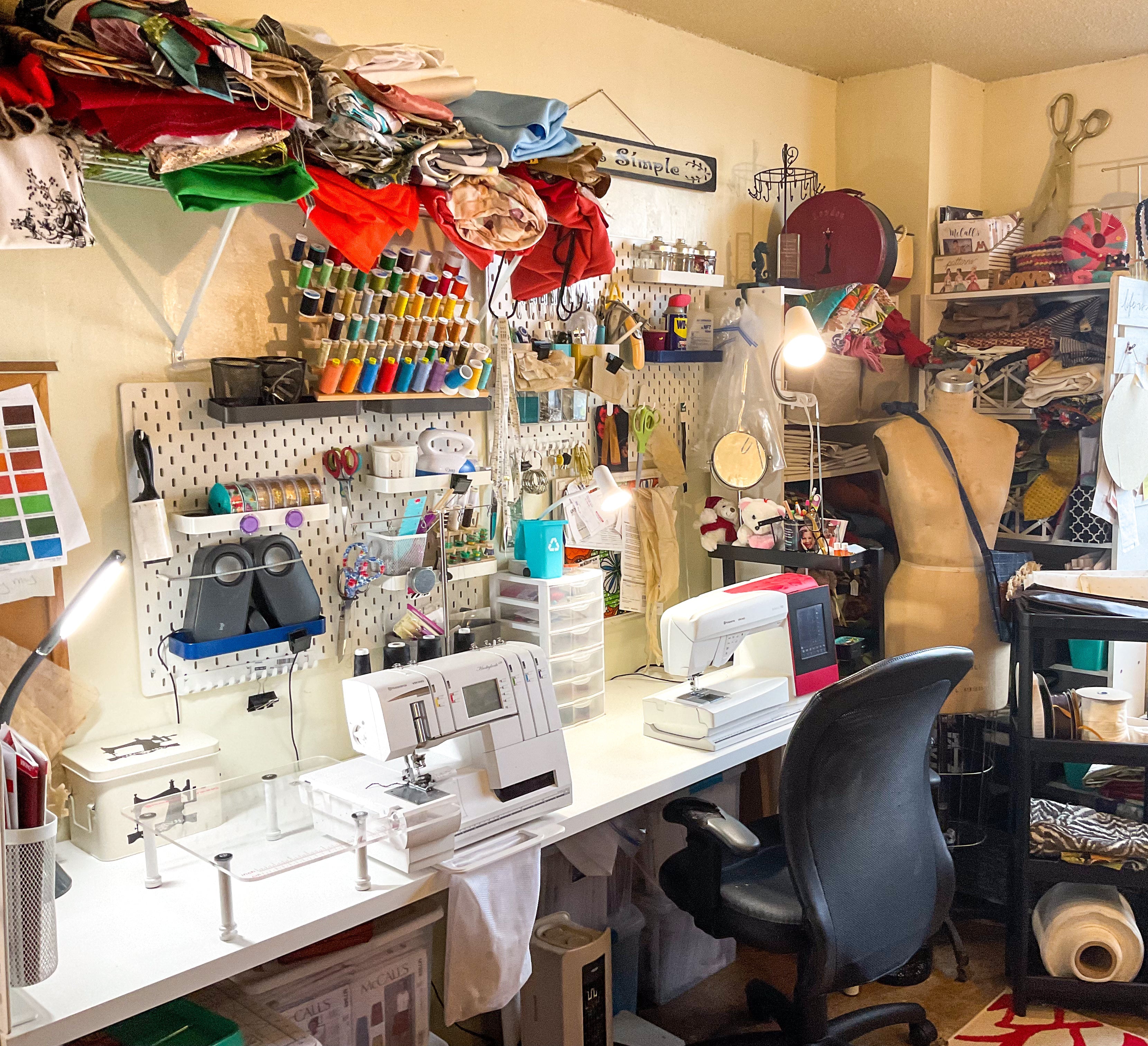 Welcome to my very first sewing room!