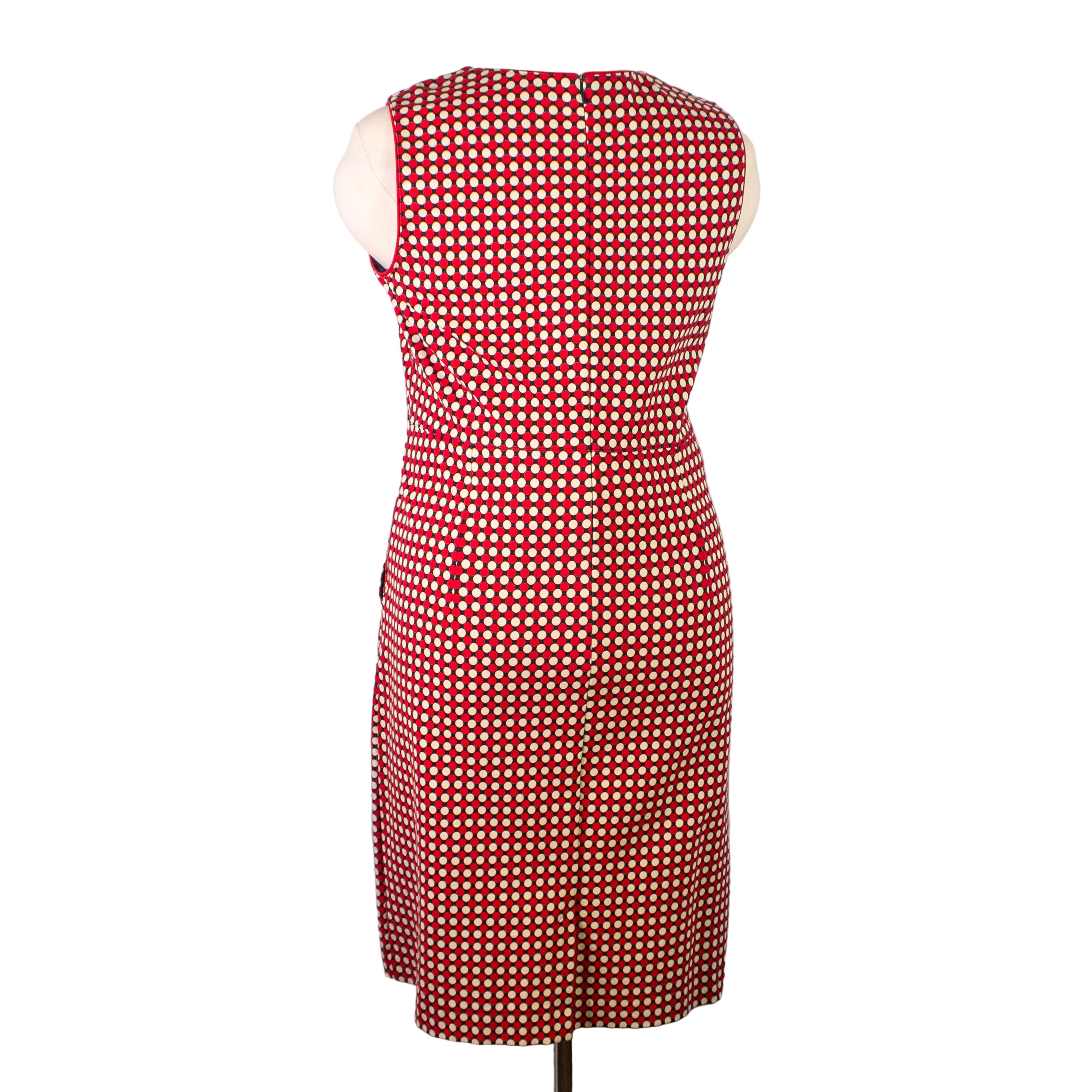 Retro Hex Shift Dress By Lands' End, Size 16 Tall