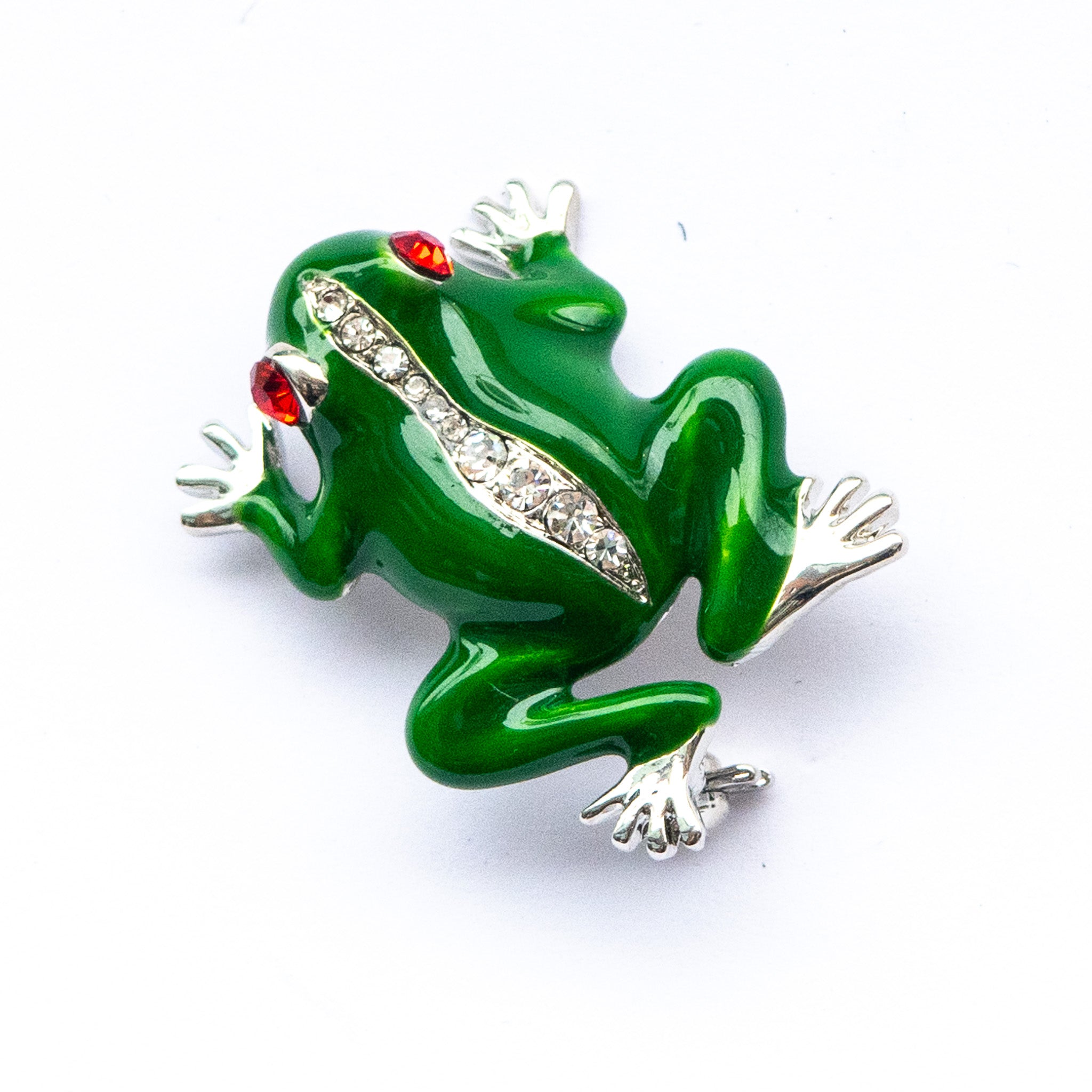 Emerald the Frog Broach