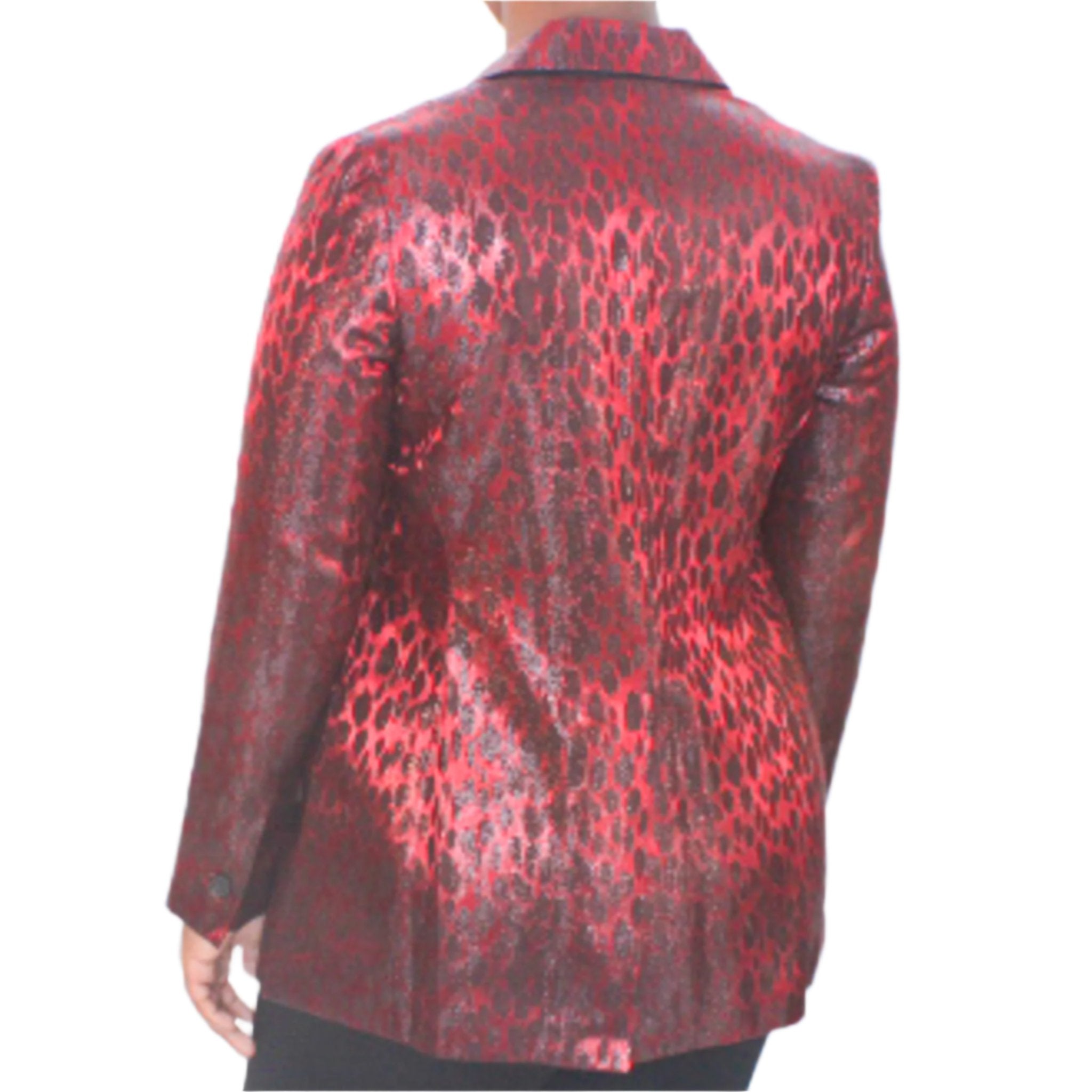 Crimson Panther Blazer by Anne Klein