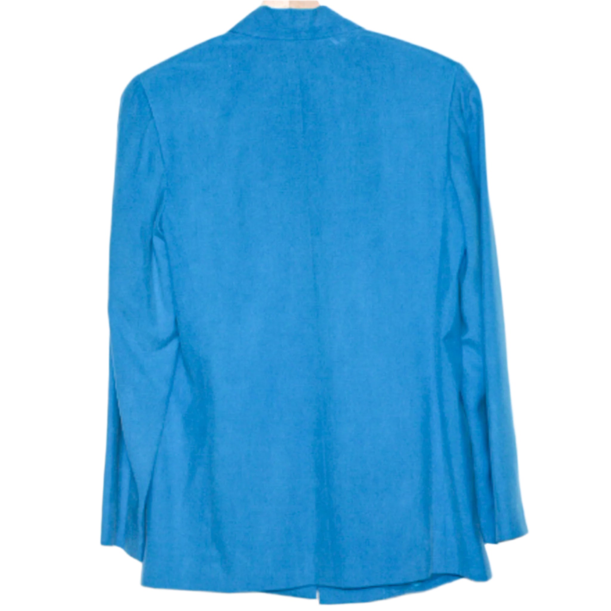 Elegant Azure Silk Ensemble by Saks Fifth Avenue