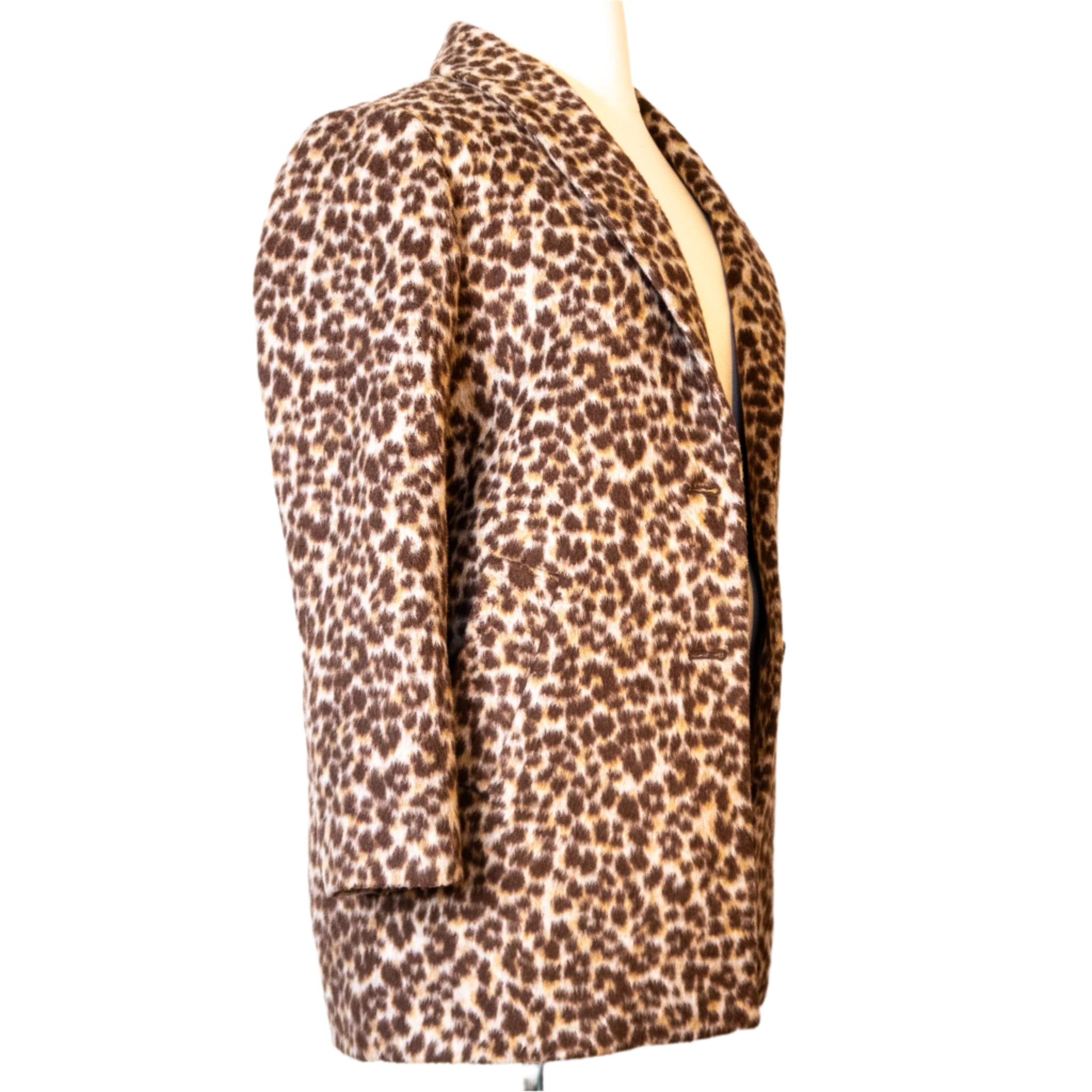 Leopard Luxe Coat by Ann Taylor, Size Small