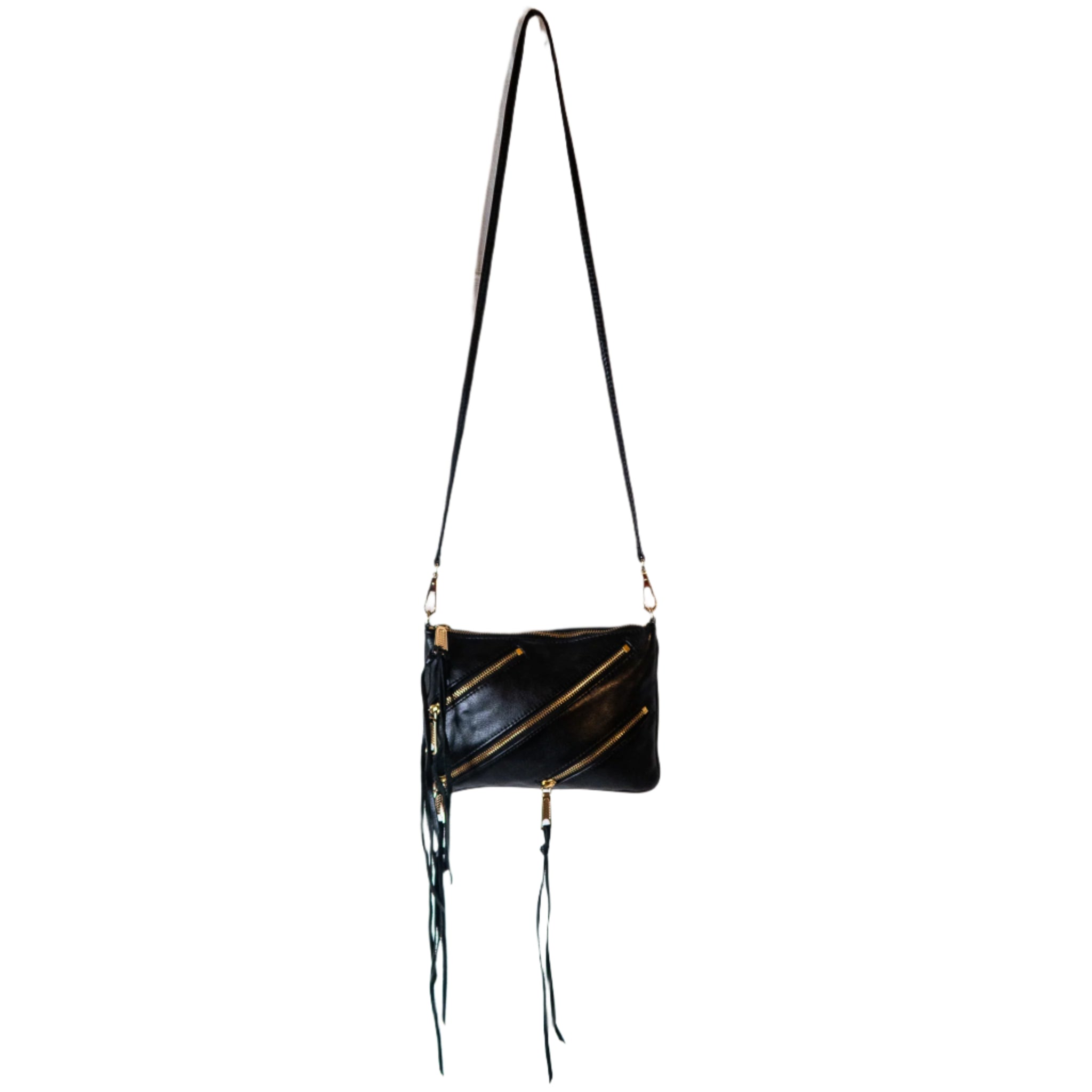 Rebecca Minkoff Black Leather Crossbody Bag