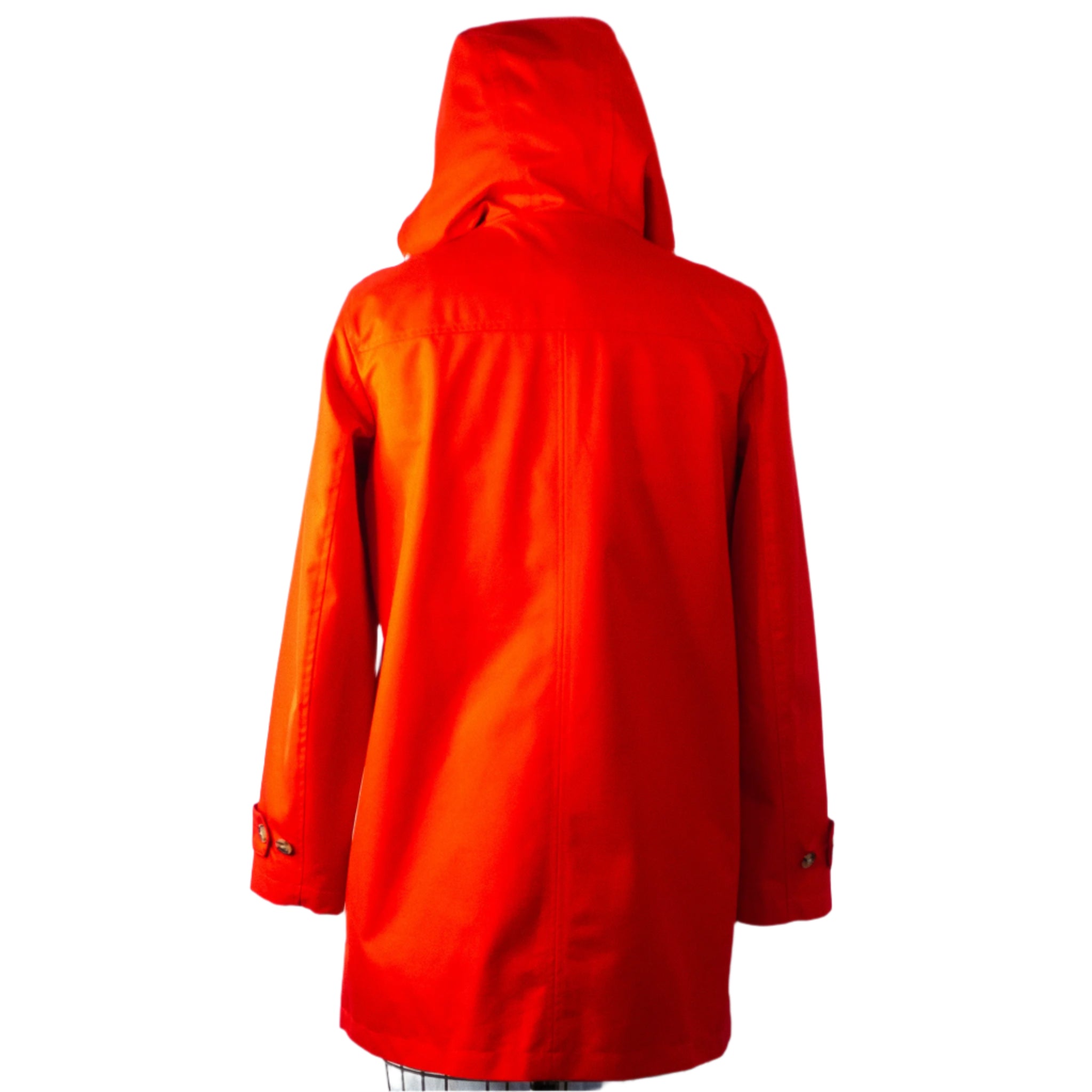 Lands' End Classic Red Raincoat, Size X-Small