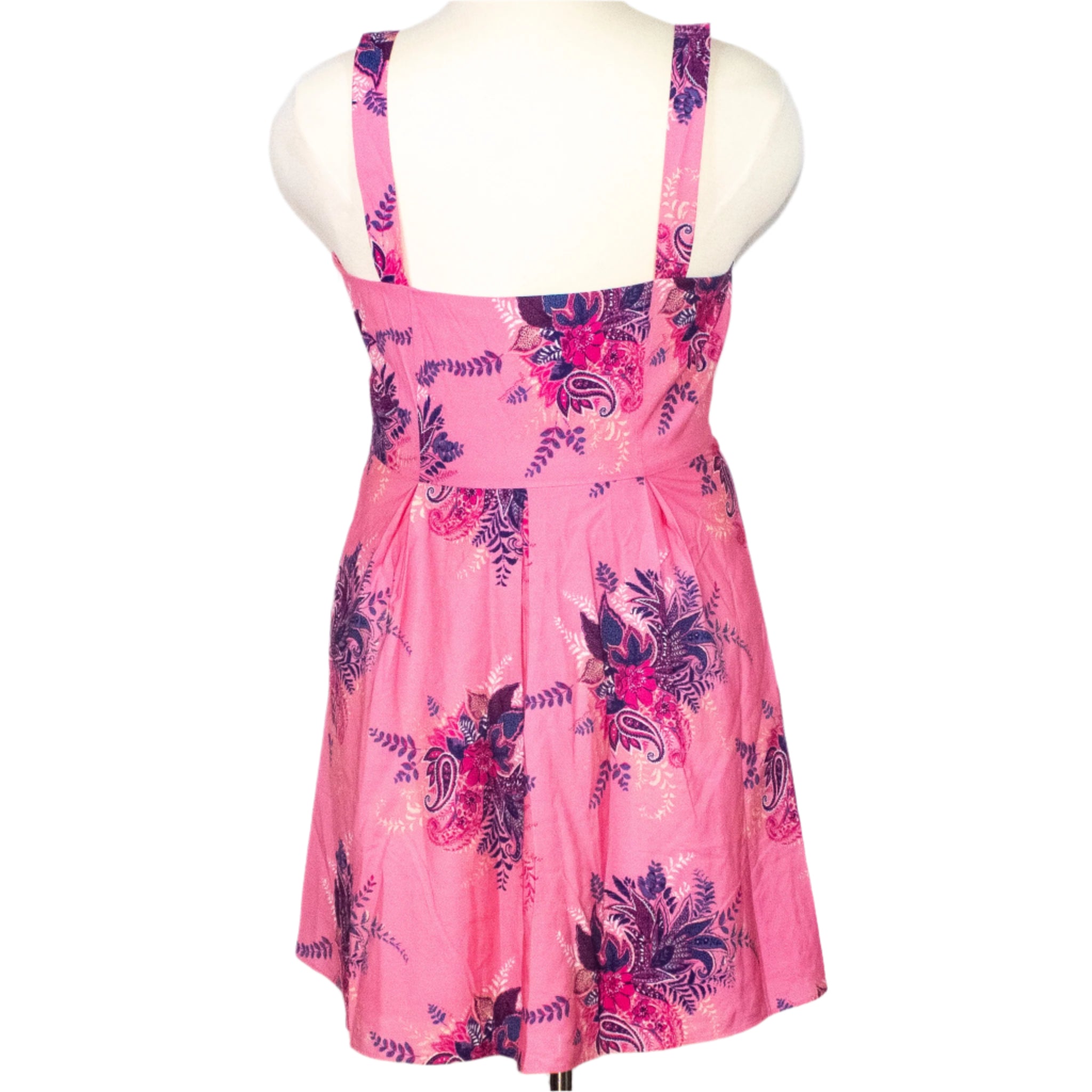 Asymmetrical Floral Print Delight Dress by the Loft, Size 14