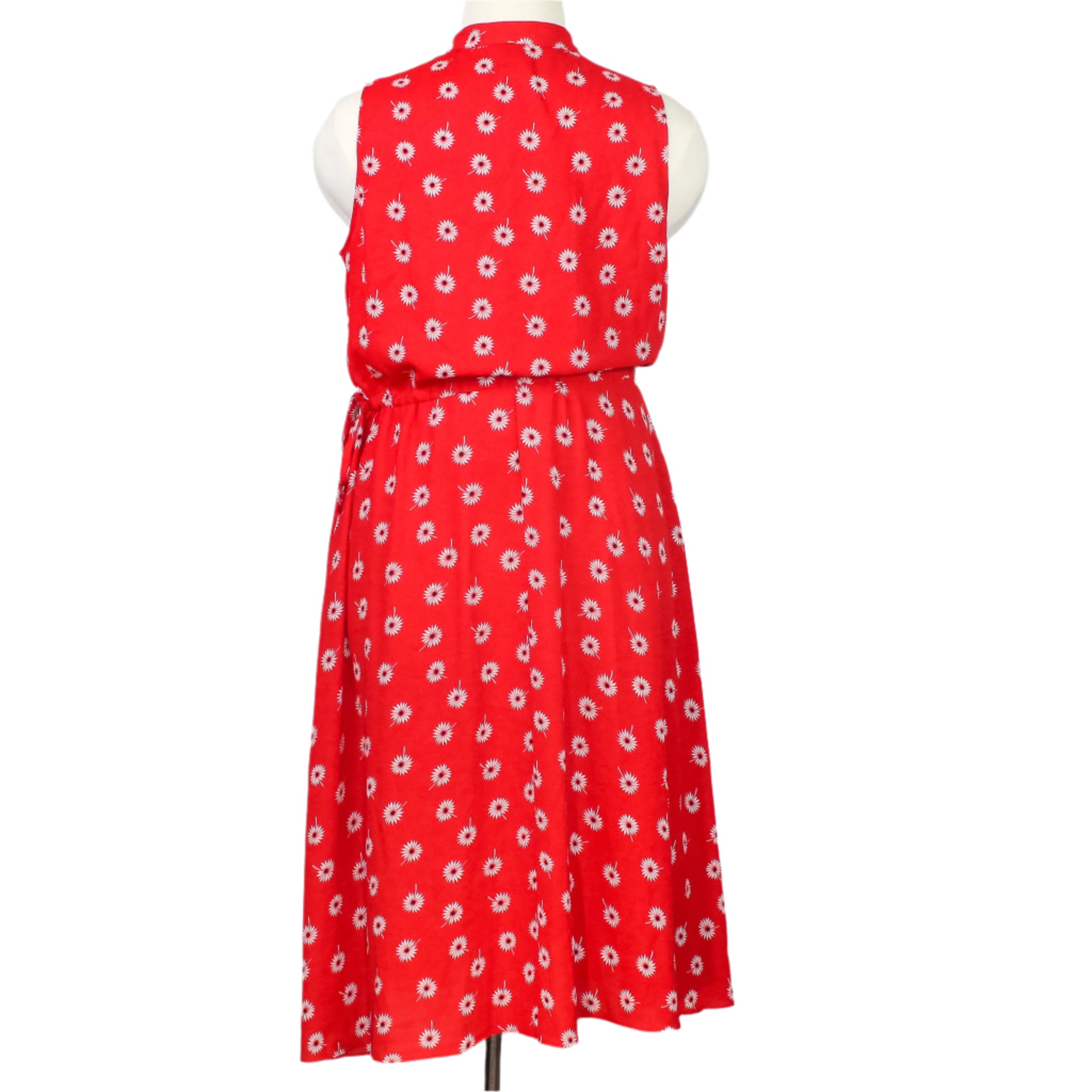 Radiant Red Daisy Dress by Anne Klein, Size 16