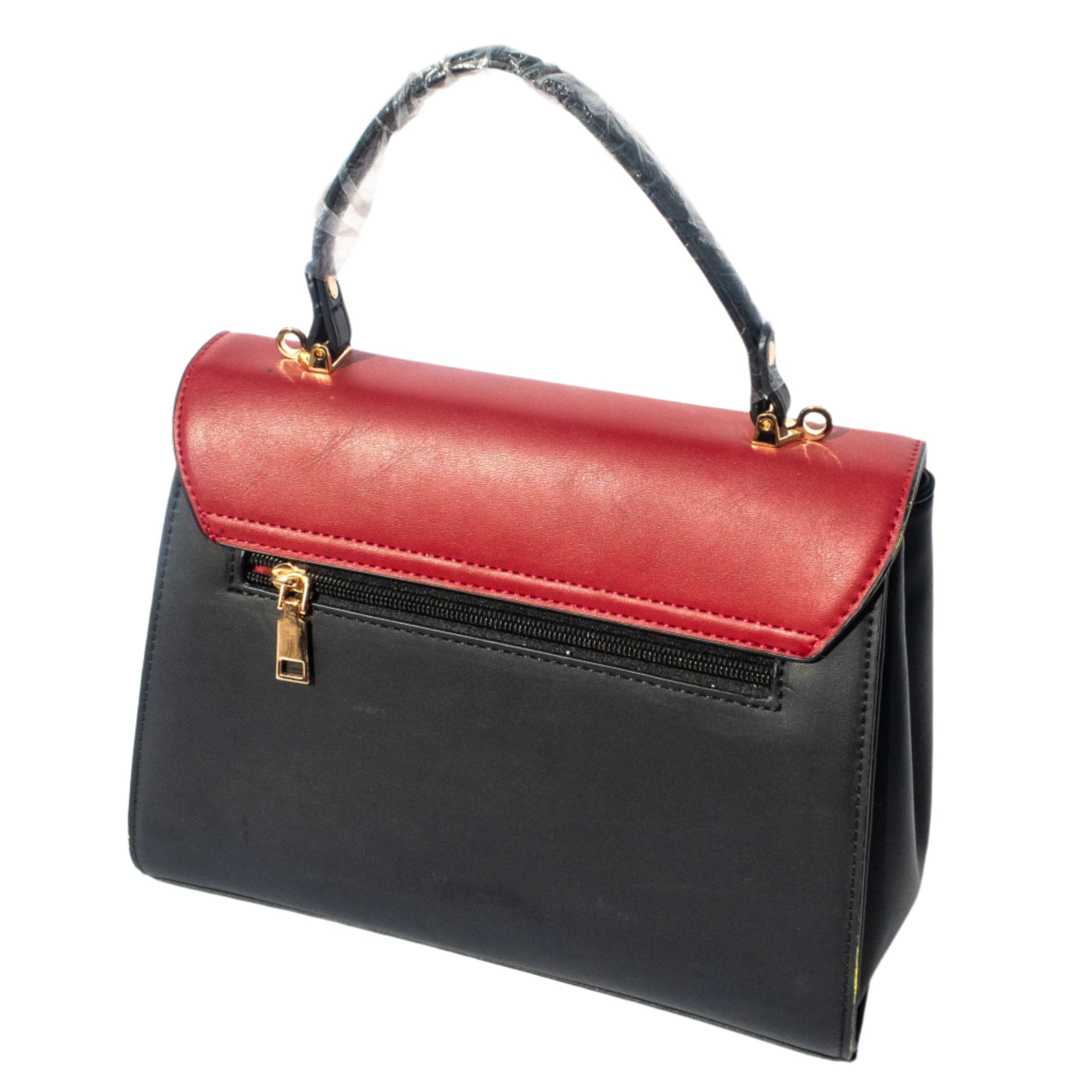 The Tricolor Elegance Vegan Leather Handbag