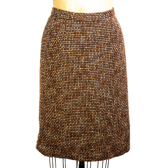 Threaded Intentions Tweed Blazer & Skirt Set, Size Small