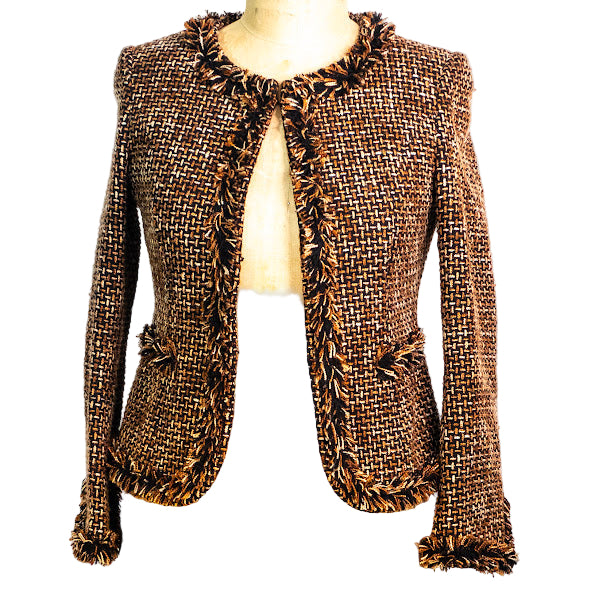 Threaded Intentions Tweed Blazer & Skirt Set, Size Small