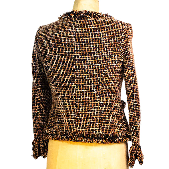 Threaded Intentions Tweed Blazer & Skirt Set, Size Small