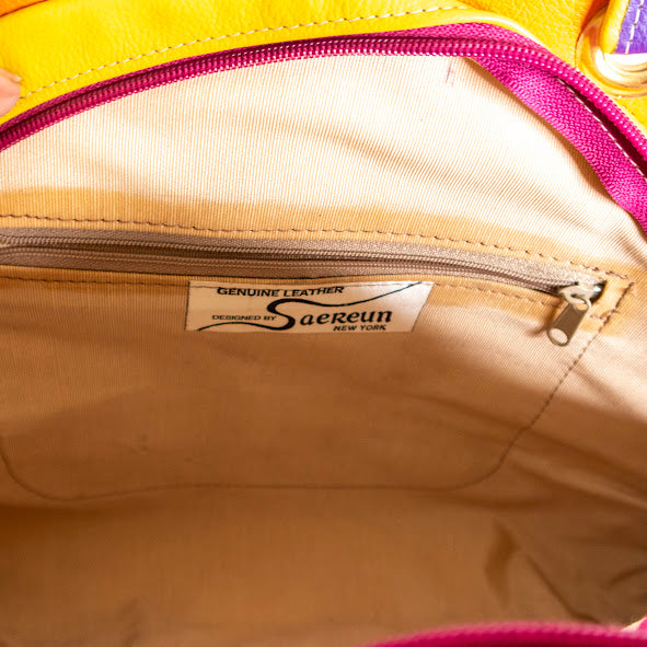 Carnival Vintage Leather Tote