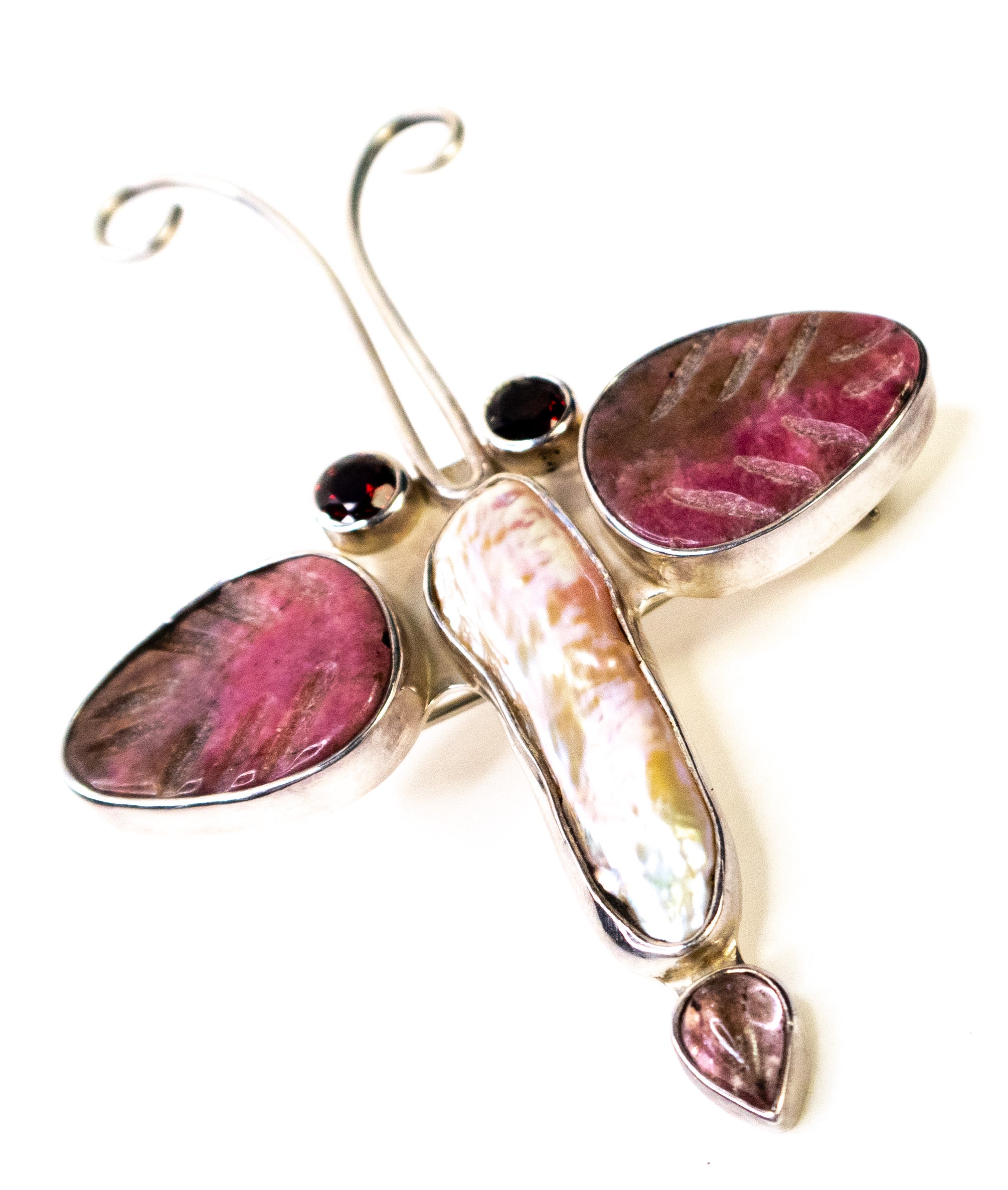 Sterling Silver Dragon Fly Broach